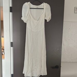 Wilfred Cream Puff Sleeve Dress